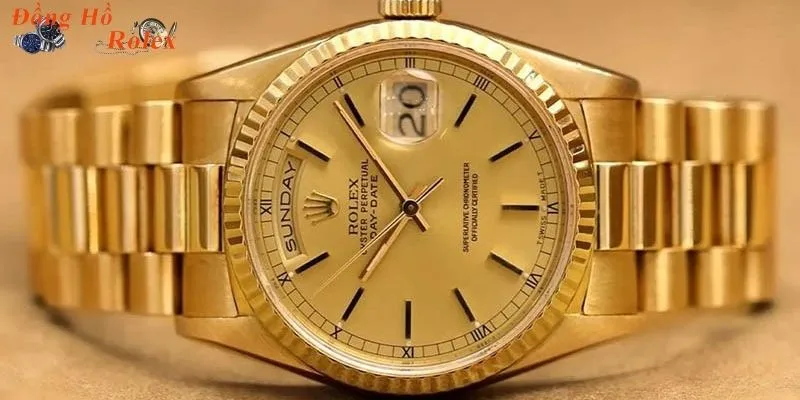 Đồng hồ vàng 18K có vẻ đẹp bóng sáng