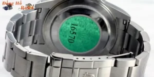 mặt sau của đồng hồ rolex chính hãng